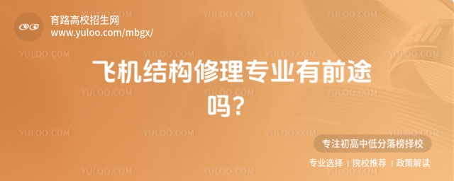 飞机结构修理专业有前途吗?