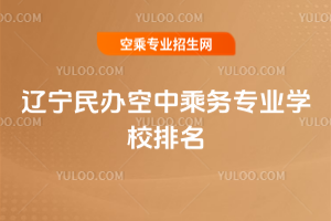 2025年遼寧民辦空中乘務專業學校排名