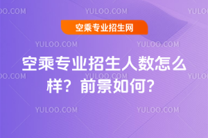 2025年空乘專業招生人數怎么樣?前景如何?
