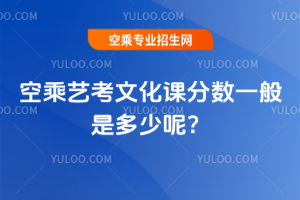 2025年的空乘藝考文化課分數(shù)一般是多少呢?