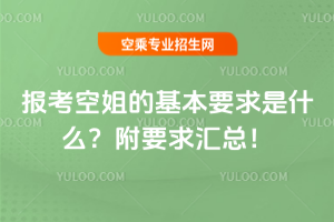 2024報考空姐的基本要求是什么?附要求匯總!