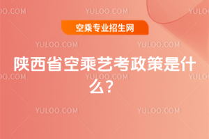 2025陜西省空乘藝考政策是什么?