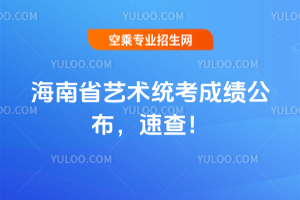 2025年海南省藝術(shù)統(tǒng)考成績公布,速查!