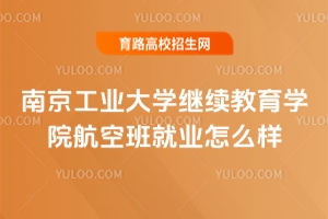 南京工业大学继续教育学院航空班就业怎么样？