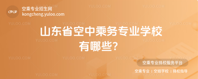 山東省空中乘務專業學校有哪些?
