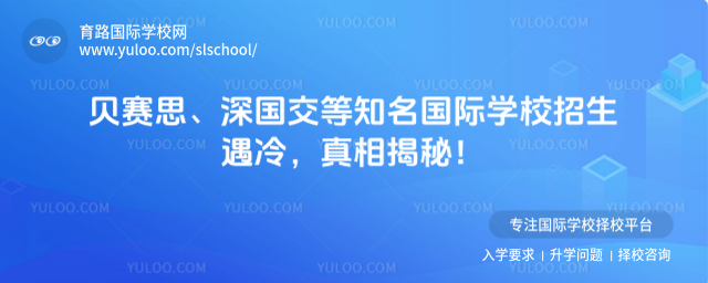 贝赛思、深国交等知名国际学校招生遇冷,真相揭秘