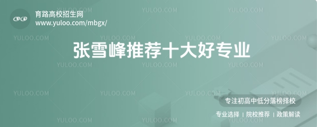 张雪峰推荐十大好专业