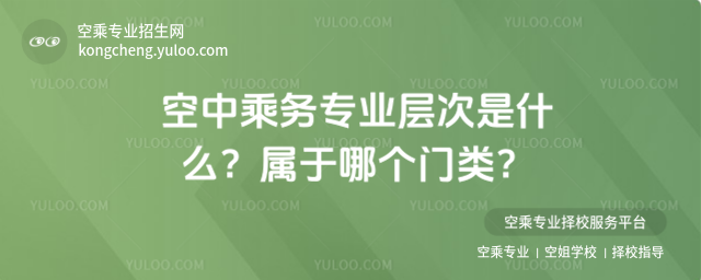 空中乘務專業層次是什么