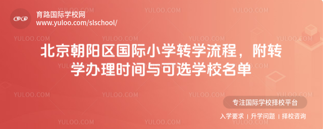北京朝阳区国际小学转学流程,附转学办理时间与可选学校名单