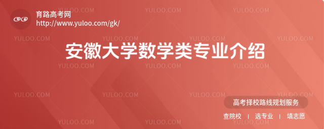 安徽大学数学类专业介绍