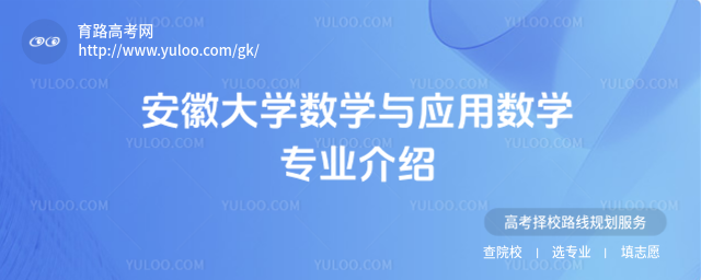 安徽大学数学与应用数学专业介绍