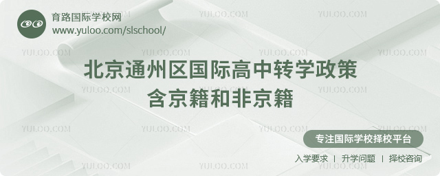 2025年北京通州区国际高中转学政策