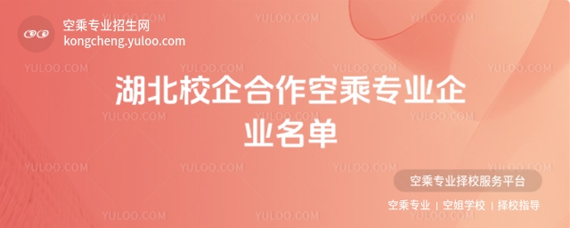 湖北校企合作空乘專業企業名單