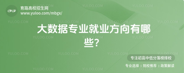 大数据就业方向