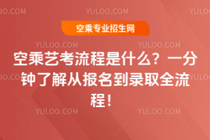 空乘藝考流程是什么?一分鐘了解從報名到錄取全流程!