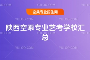 陜西空乘專業藝考學校匯總