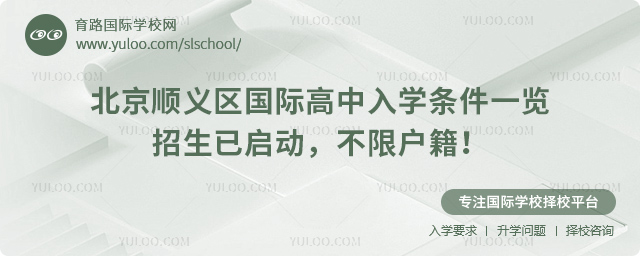 2026年北京顺义区国际高中入学条件