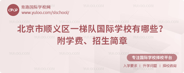 北京市顺义区一梯队国际学校有哪些