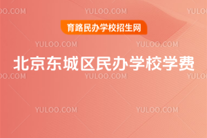 北京东城区民办学校学费