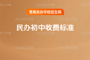 民办初中收费标准