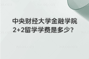 中央财经大学金融学院2+2留学学费是多少？