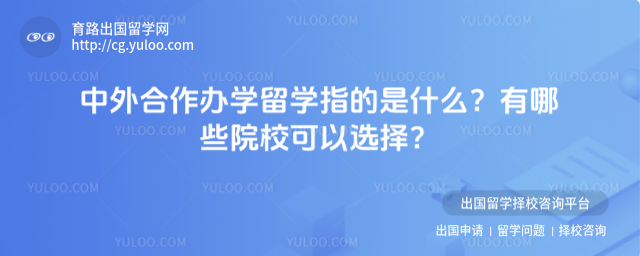 中外合作办学留学是什么