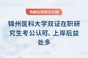 锦州医科大学双证在职研究生考公认可、上岸后益处多