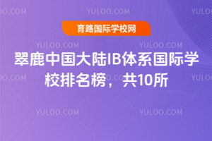 2026¹й½IBϵѧУ񣬹10