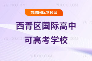 西青区国际高中可高考学校