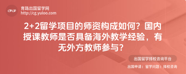 2+2留学师资构成