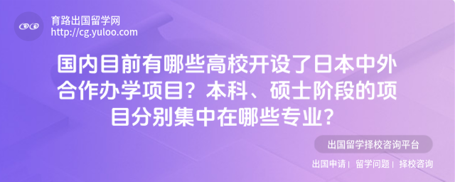 日本中外合作办学项目