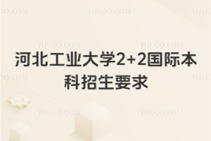 河北工业大学2+2国际本科招生要求
