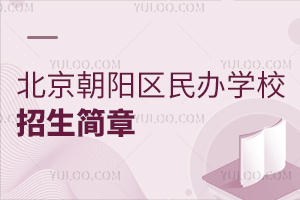 北京朝阳区民办学校招生简章