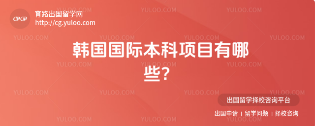 韩国国际本科项目