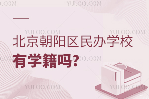 北京朝阳区民办学校有学籍吗