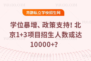 ѧλ����������֧�֣�2026�걱��1+3��Ŀ�����������10000+��