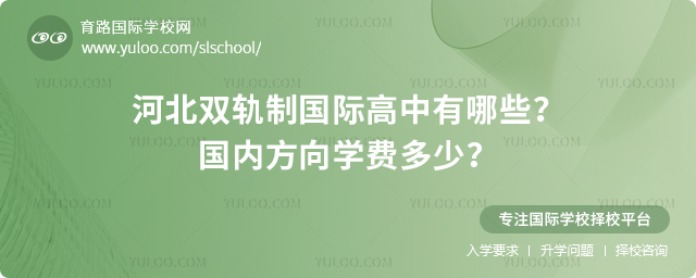 2026年河北双轨制国际高中有哪些