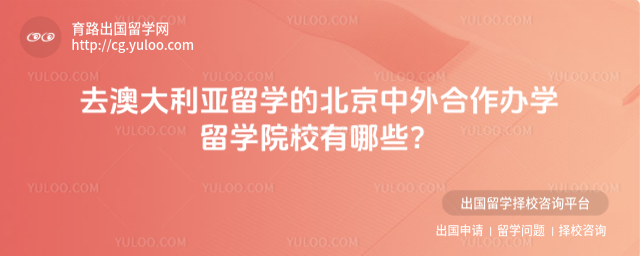 北京中外合作办学院校