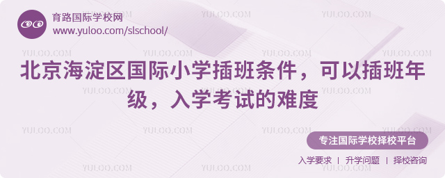 2026年北京海淀区国际小学插班条件